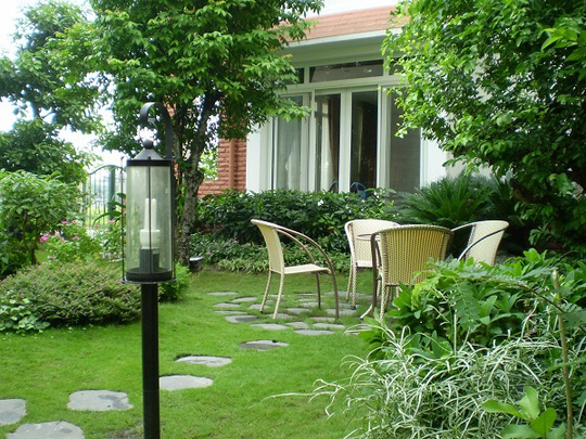 Thi công sân vườn Biệt thự  KĐT Ecopark