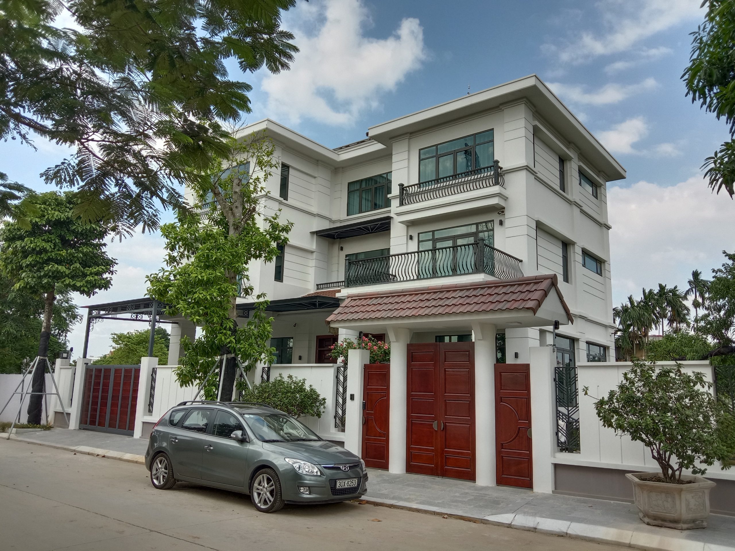Thi công sân vườn Biệt thự tại KĐT Geleximco