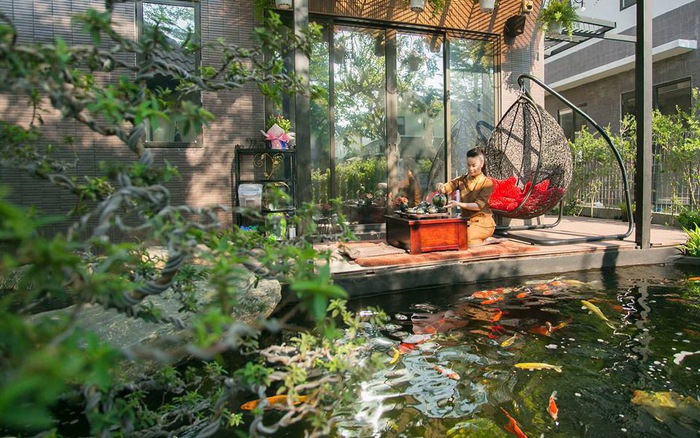 Tiểu cảnh hồ cá koi Chị Hòa - Ciputra tây hồ