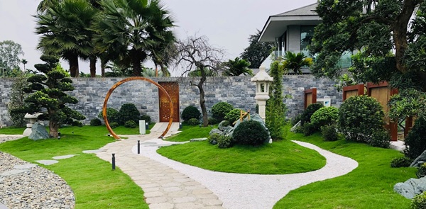 sân vườn biệt thự
